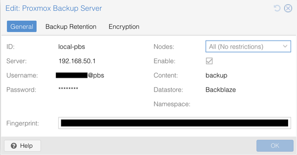 PBS config